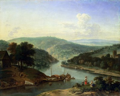 River Landscape by Jan van der the Younger Meer